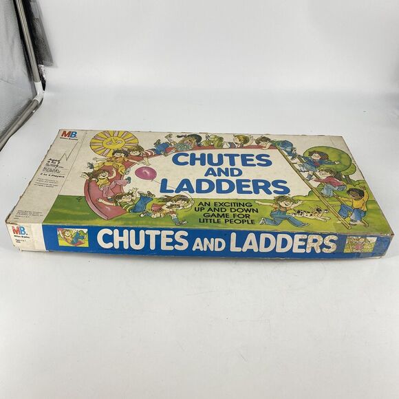 Vintage 1979 Chutes and Ladders Game Milton Bradley Children’s Counting Game - Picture 1 of 3
